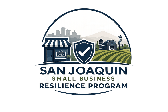 San Joaquin Small Business Resilience Logo